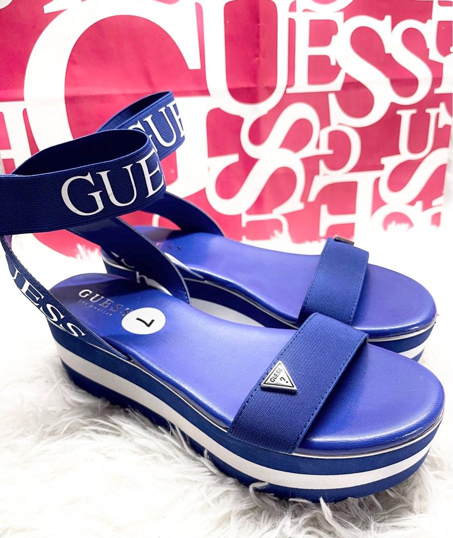 Guess blue 2025 sandals