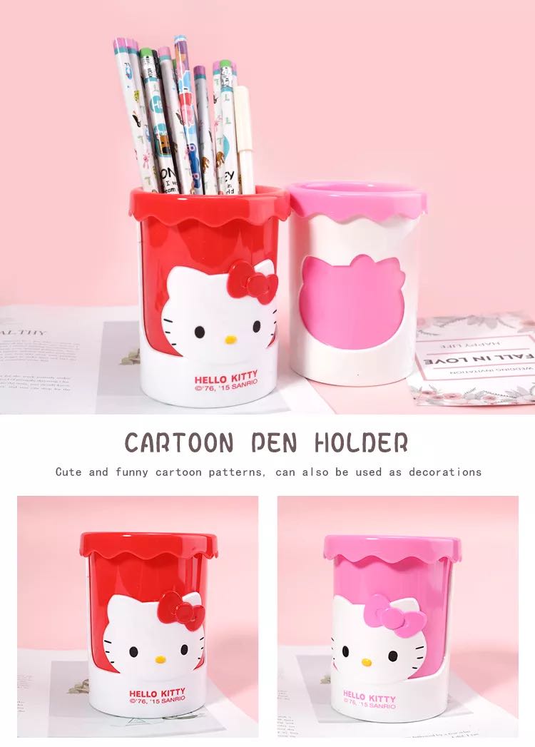 Hello Kitty pen pencil holder, Hobbies & Toys, Stationery & Craft