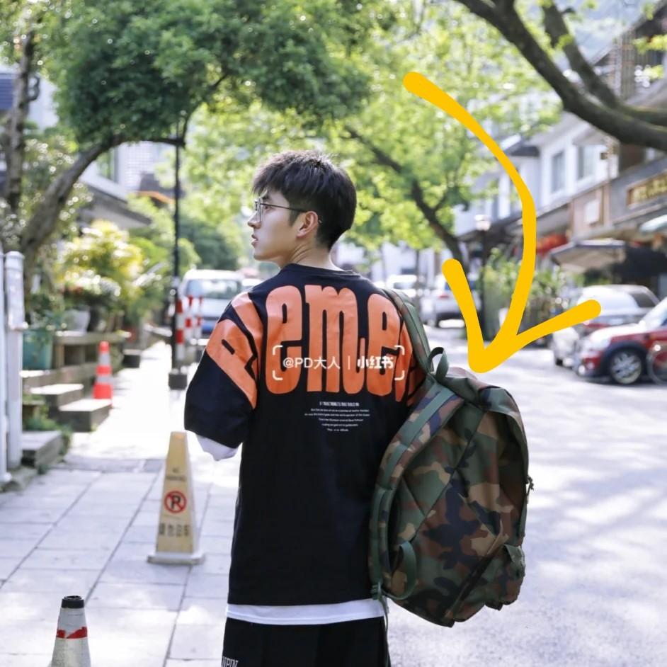 Herschel little top america woodland camo
