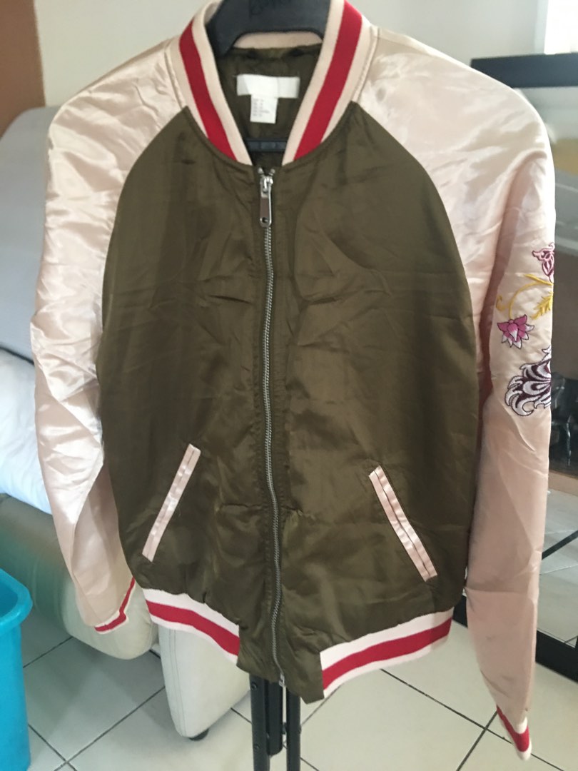 H&M bomber jacket, Women's Fashion, Coats, Jackets and Outerwear on