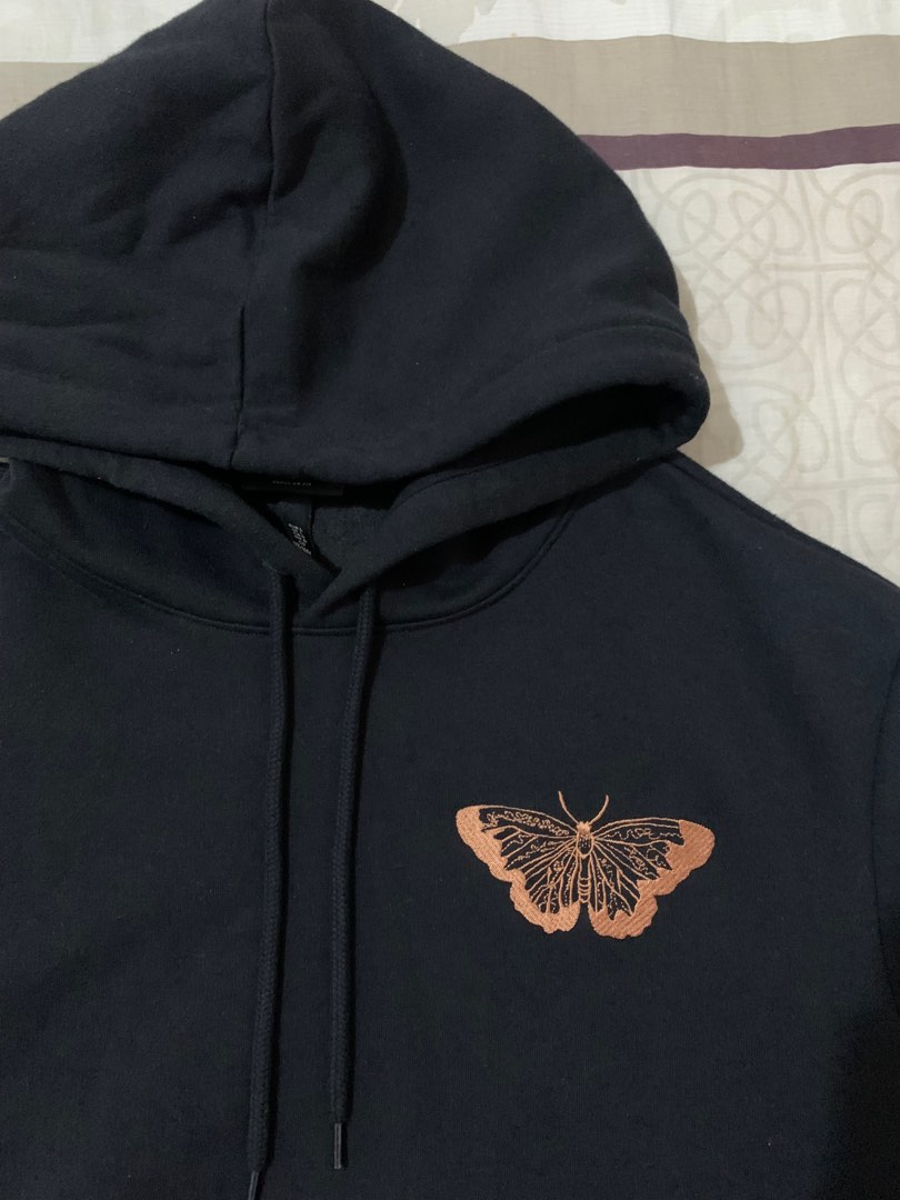 Brandy Melville Black Butterfly Hoodie - $12 (71% Off Retail) - From