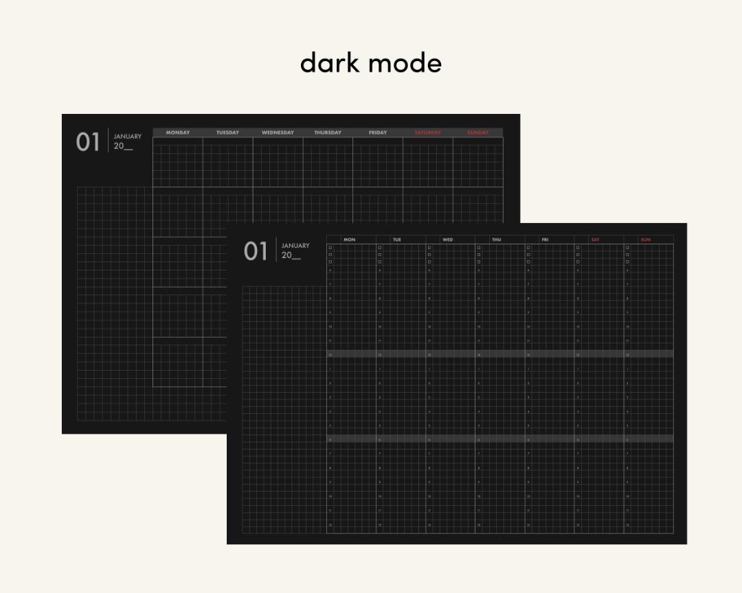 Hobonichi Digital Planner | Undated, Vertical, GoodNotes & Notability ...