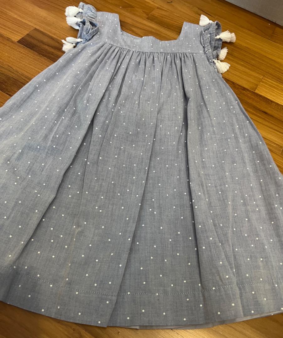 Girls white cheap holiday dress