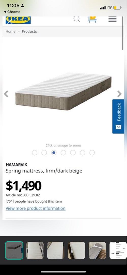 Hamarvik spring top mattress firm