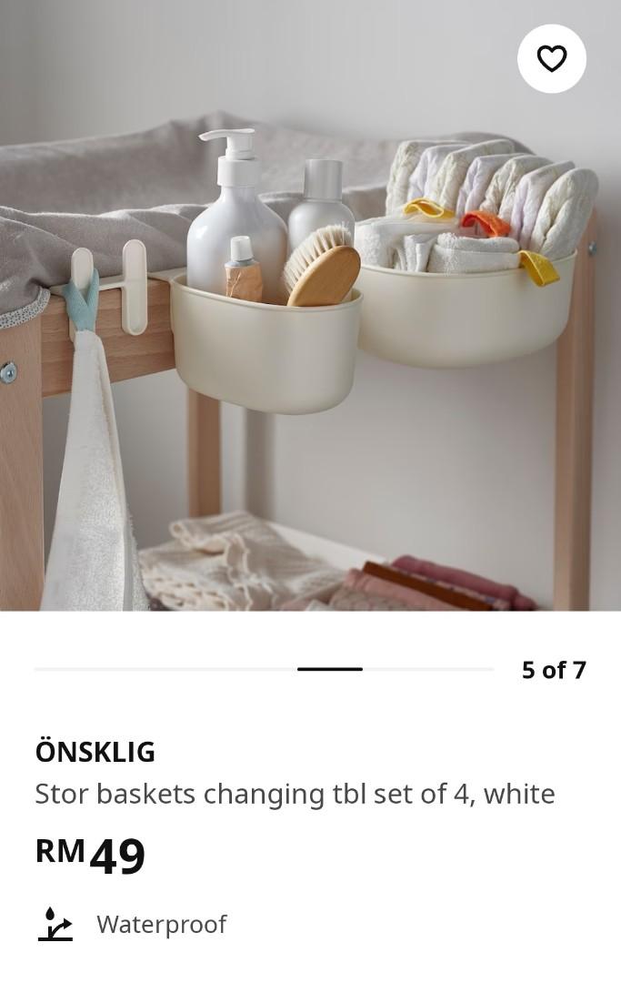Ikea changing table accessories best sale