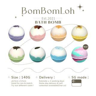 Instock 🇸🇬 Bath Bombs & Bubble Bath sand 10 Available scents to choose Bathbomb fizzy bubble bath mailing and delivery school holiday staycation