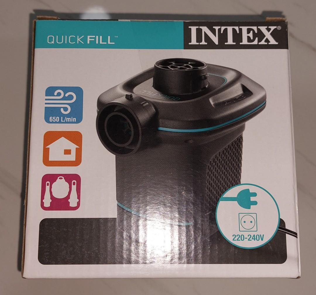 Intex King Size Air Bed + Air Pump, Furniture & Home Living, Furniture