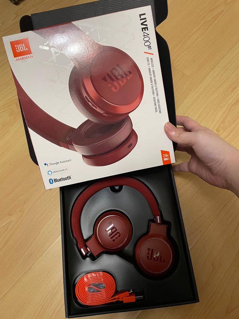 JBL Live 400BT Headphones, Audio, Headphones & Headsets on Carousell