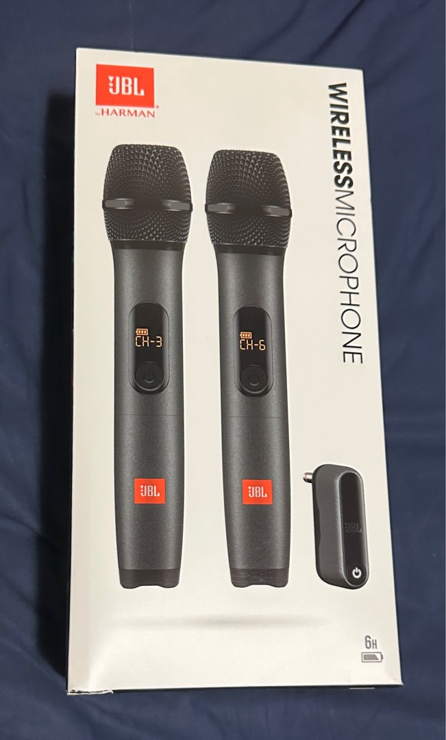 JBL Wireless Microphone Set, Audio, Microphones on Carousell