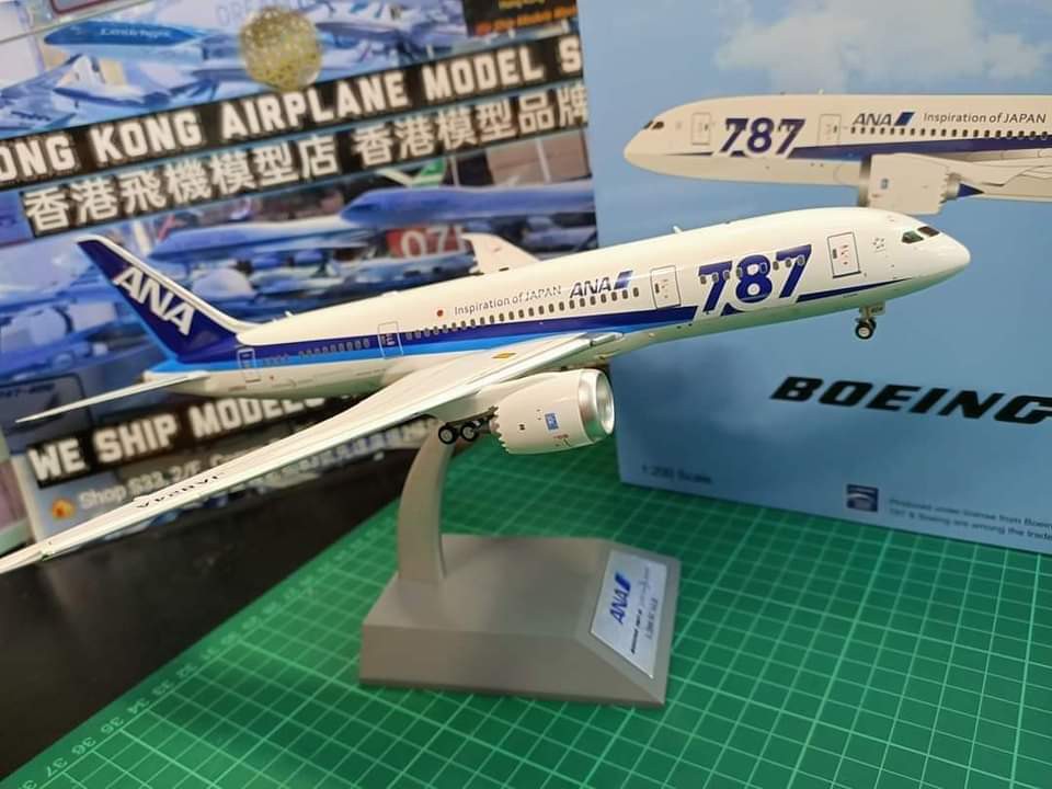 JFox 1:200 ANA 787-8 JA824A 先達現貨, 興趣及遊戲, 玩具& 遊戲類