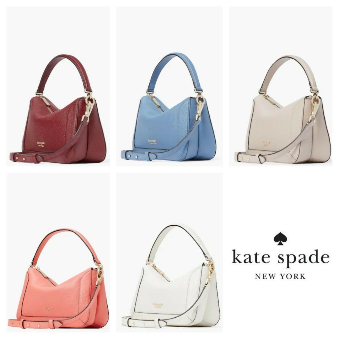 Kate Spade Crush Pebbled Medium Cross Body Bag in White
