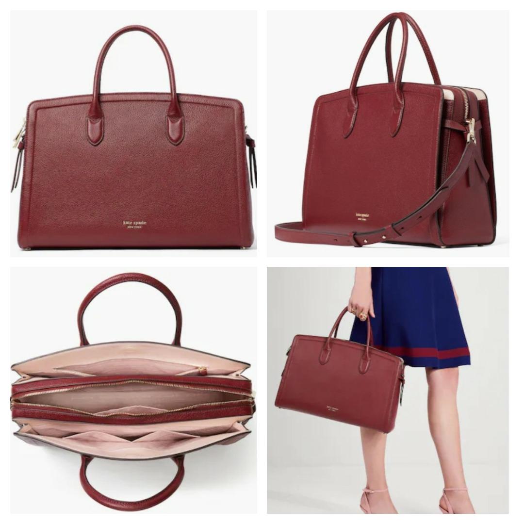 KATE SPADE Knott Commuter Laptop Bag, Luxury, Bags & Wallets on Carousell