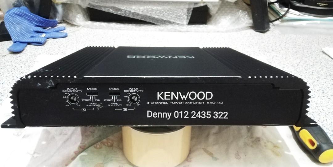Kenwood 4 Channel Amplifier KAC-742, Auto Accessories on