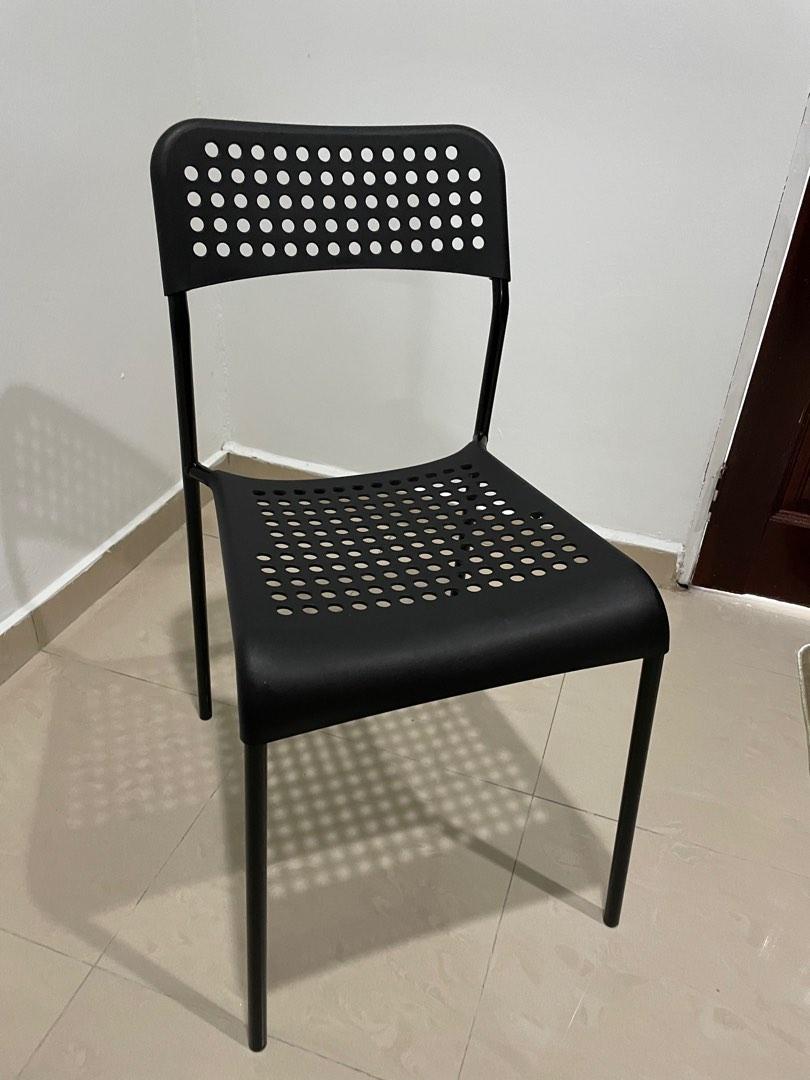 Kerusi IKEA Adde Hitam Furniture Home Living Furniture Chairs