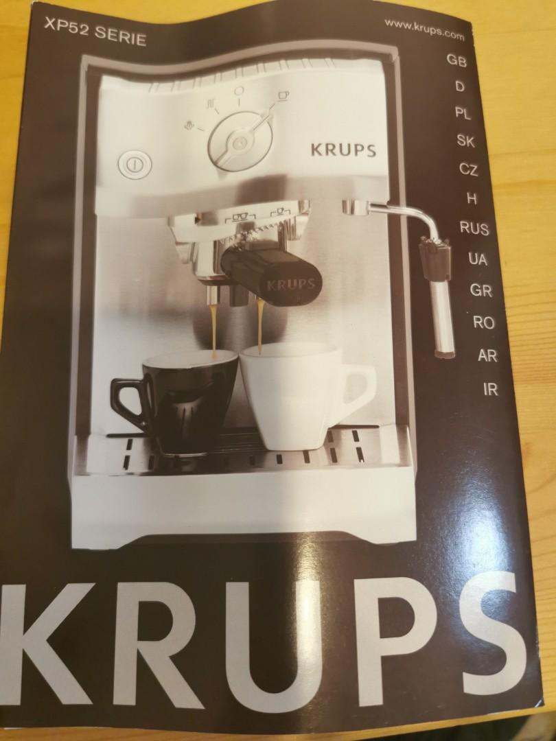 KRUPS Espresso Machine XP 5220, 家庭電器, 廚房電器, 咖啡機及咖啡壺 Carousell