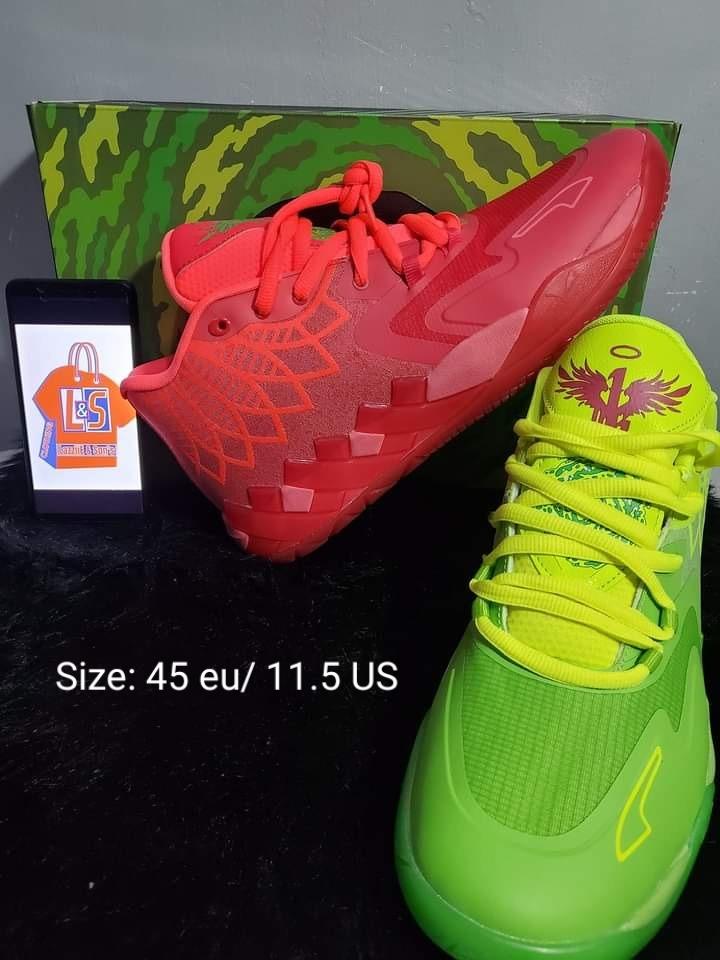 Lamelo Ball Rick N Morty, Men's Fashion, Footwear, Sneakers on Carousell