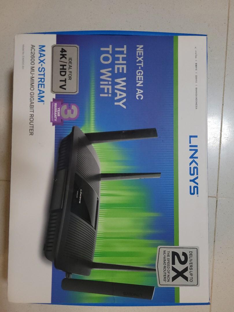 Linksys AC2600 router, Computers & Tech, Office & Business Technology