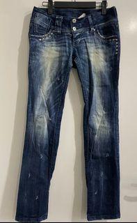 Loco Denim Jeans. Low waiste. Fits size 27/34 Medium .