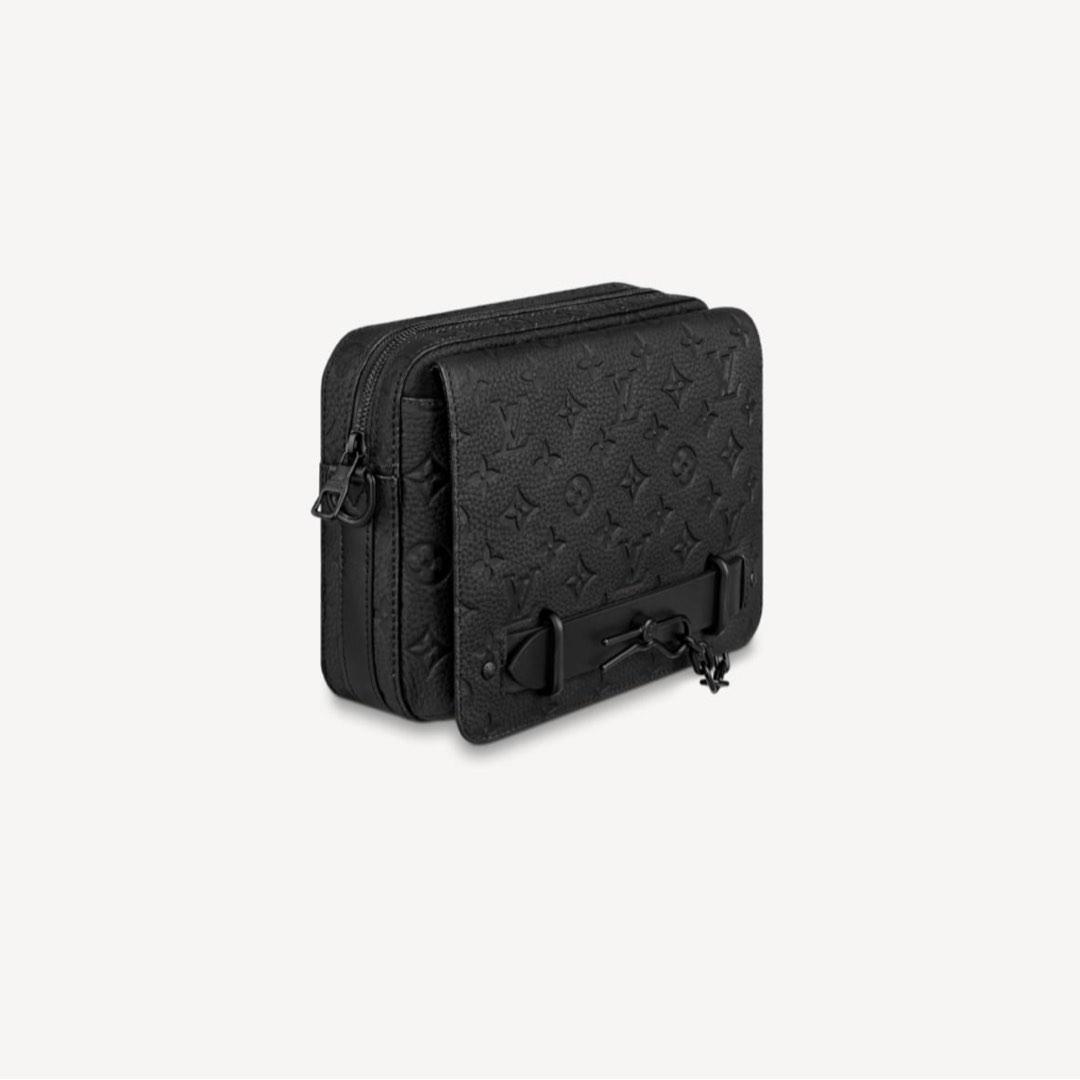 Louis Vuitton LV Steamer messenger new Dark grey Leather ref.266677 - Joli  Closet