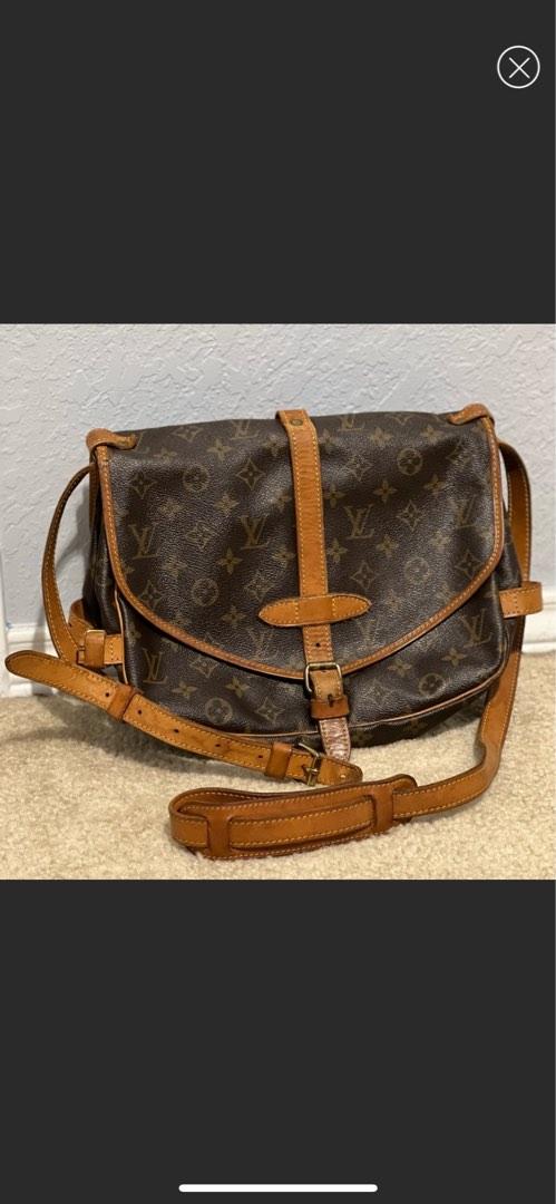 Auth Louis Vuitton Vintage Monogram Saumur 28 Shoulder Bag 1B030160n