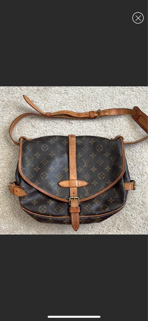 Auth Louis Vuitton Vintage Monogram Saumur 28 Shoulder Bag 1B030160n