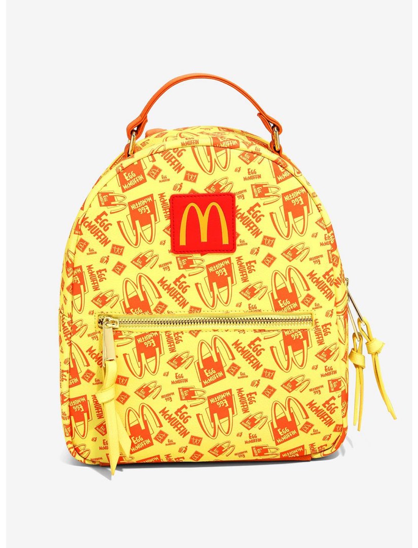 Loungefly Exclusive McDonald's Breakfast Egg McMuffin Logo Allover