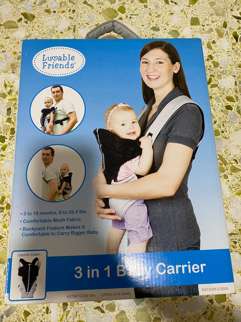 Luvable Friend s 3 in 1 baby carrier