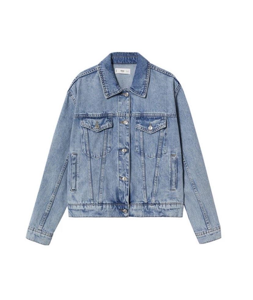 Mango Denim Jacket (Category: Coats, Jackets and Outerwear) located in Quezon City. Submitted by onthehanger_ph (Listing ID 1187029040, Image 3). Description: Selling for my sister Worn only a few times Size on tag is XS but can actually fit an S size Original price is 2295.