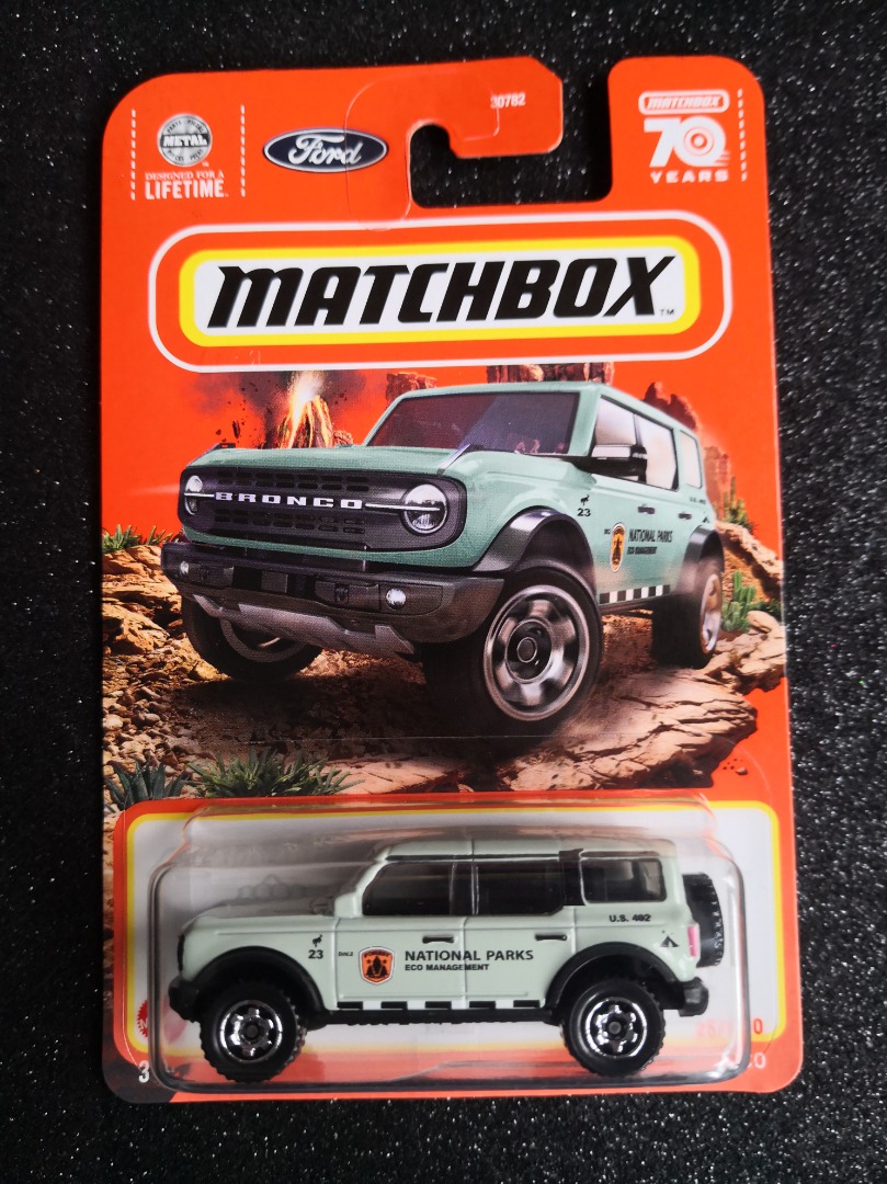 Matchbox 2021 Ford Bronco Mint Green National Parks, Hobbies & Toys