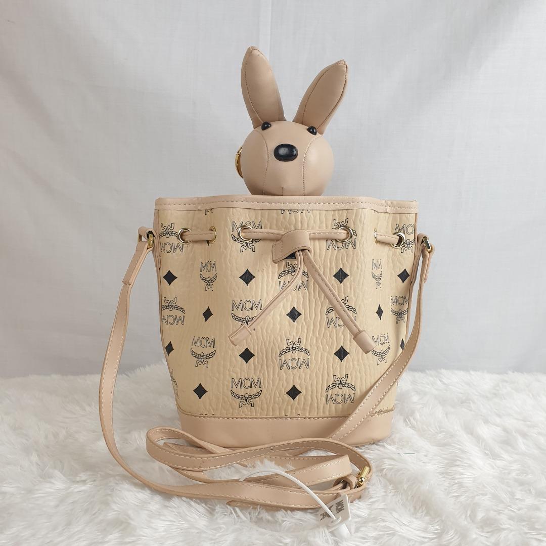 MCM Rabbit Drawstring Premium Quality Bekas Second Preloved