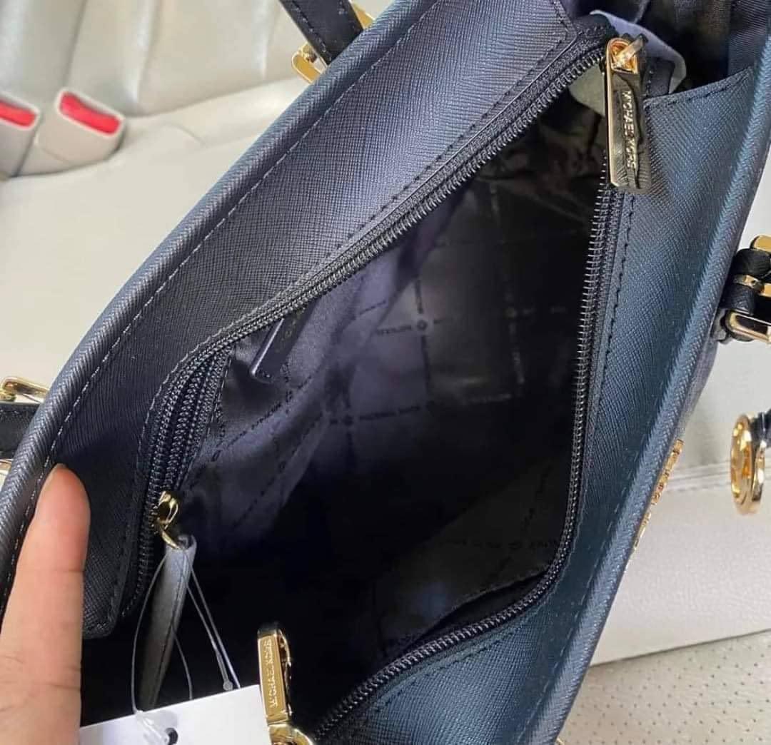Michael Kors 35T9Gtvt0B Jet Set Travel Extra-Small Logo Top-Zip Tote Bag In  Brown 