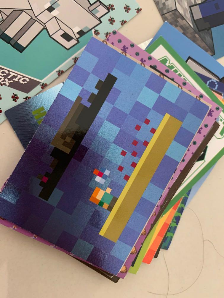 Minecraft Game Cards Hobbies Toys Toys Games on Carousell