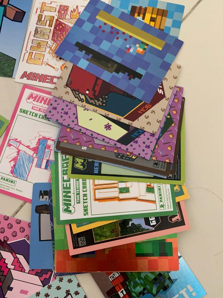 Minecraft Game Cards Hobbies Toys Toys Games on Carousell