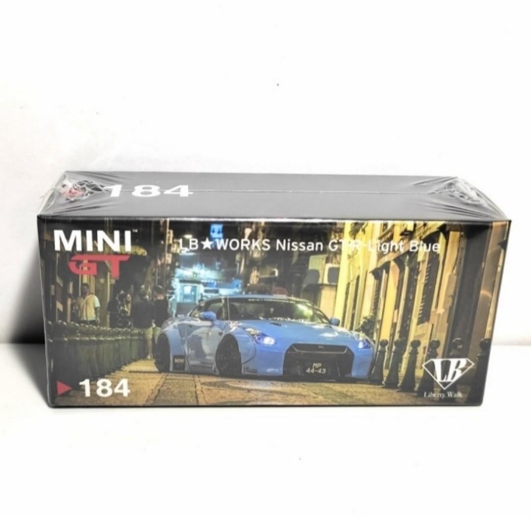 【マカオ限定】MiniGT#184 LB★WORKS GT-R 新品未開封 MINI GT LB*WORKS Nissan GT-R R35 Light Blue #184 Macau