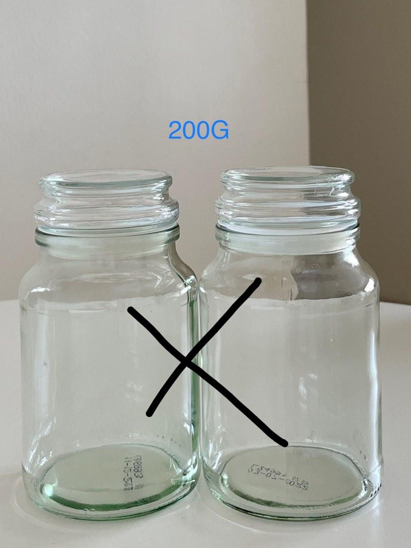 Moccona empty glass jar 100G, Furniture & Home Living, Kitchenware