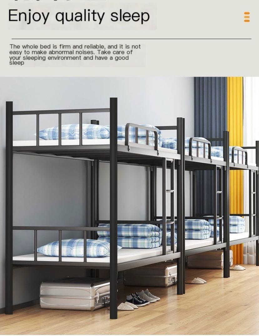 "MULTIPLE VARIATIONS Bunk iron frame bed ", Furniture & Home Living