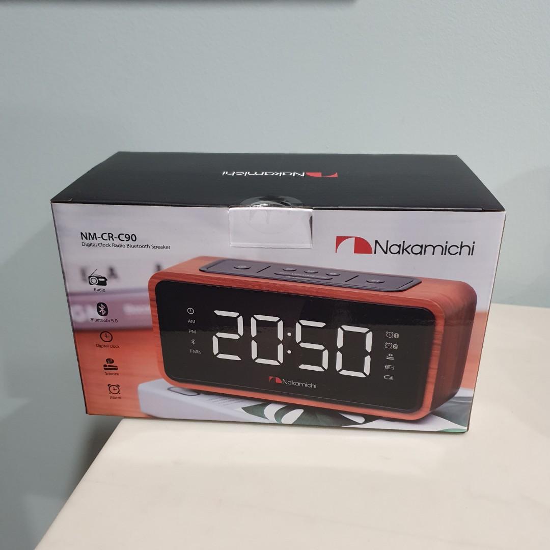 Nakamichi Radio Clock, Audio, Portable Audio Accessories on Carousell