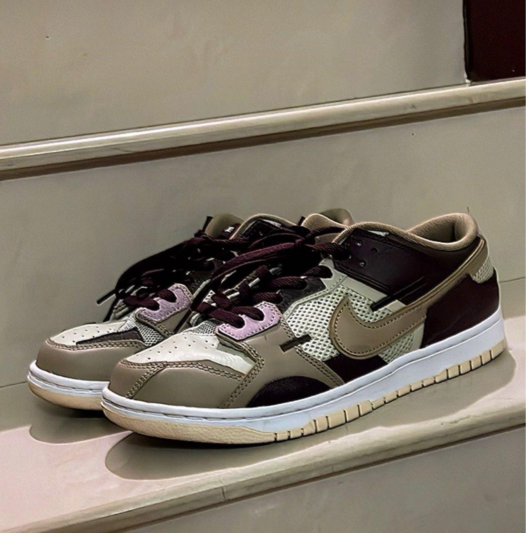 售Nike dunk low scrap latte 幾乎全新穿不到5次售2500, 她的時尚, 鞋