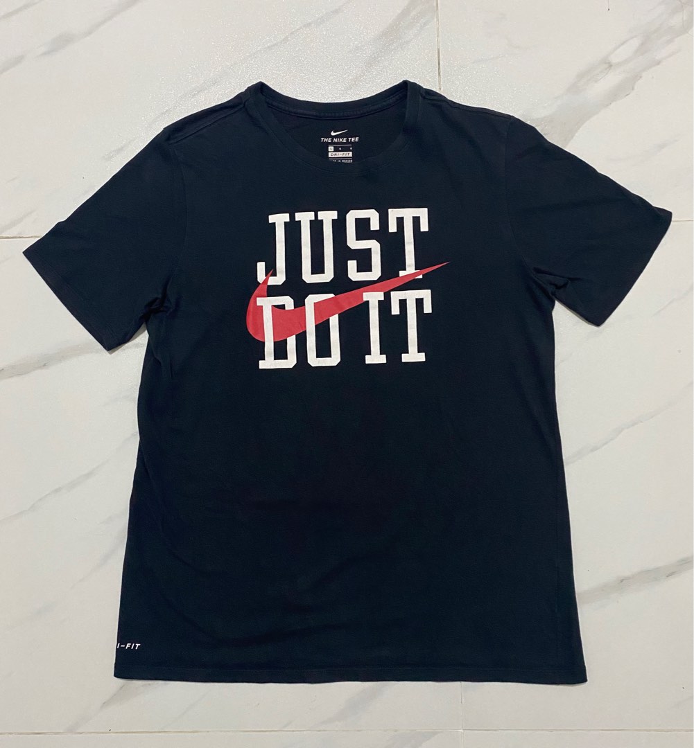 nike just do it black shirt