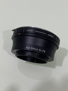 Nikon G - Fuji FX converter