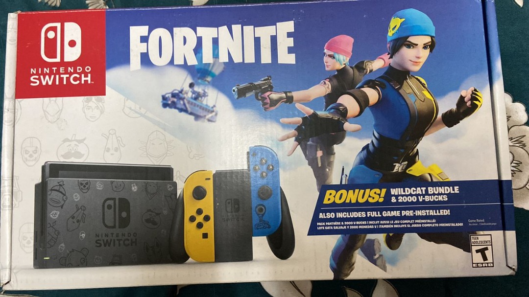 Nintendo Switch Fortnite Edition Limited Edition Video Gaming