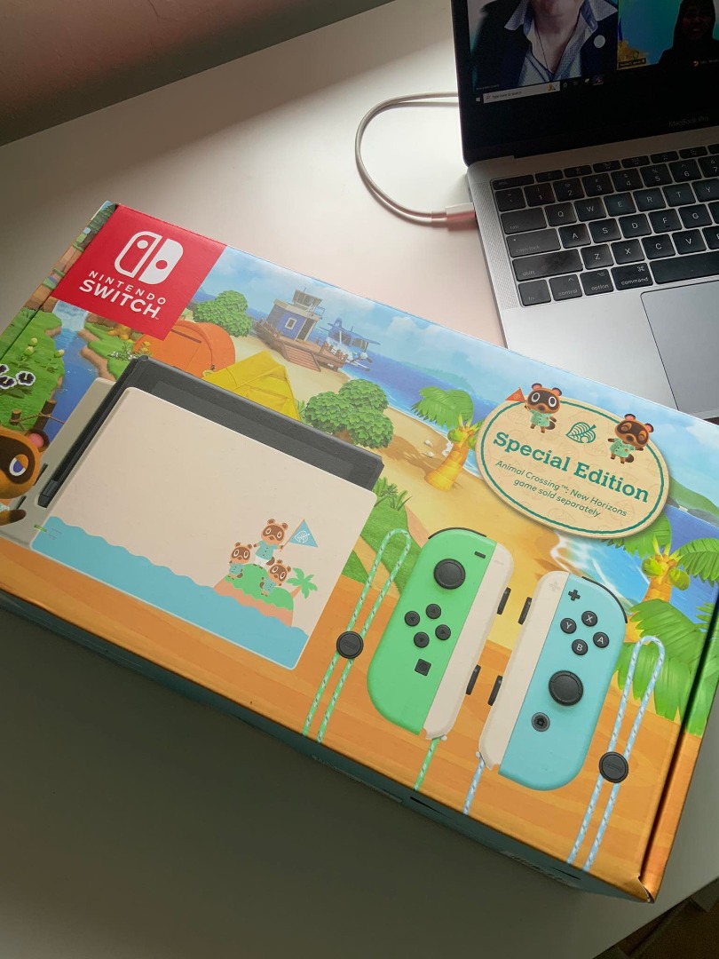 Nintendo Switch V2 Animal Crossing New Horizon ACNH Edition, Video ...