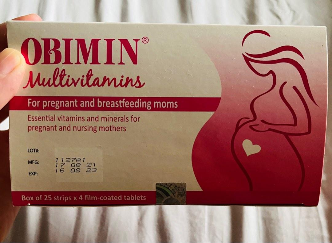 Obimin Multivitamins for pregnant and breastfeeding mothers, Health & Nutrition, Health
