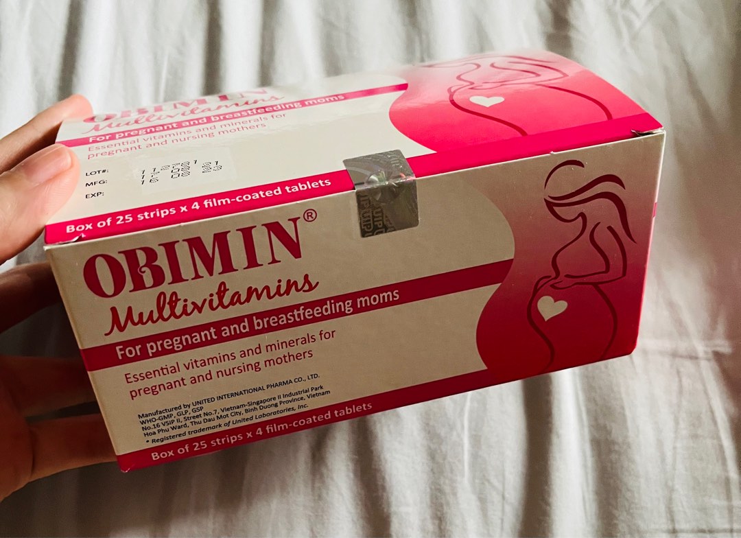 Obimin Multivitamins for pregnant and breastfeeding mothers, Health