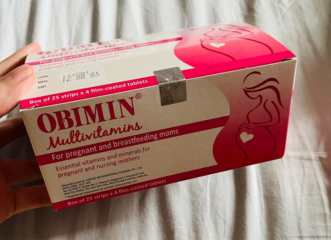 Obimin Multivitamins for pregnant and breastfeeding mothers, Health & Nutrition, Health