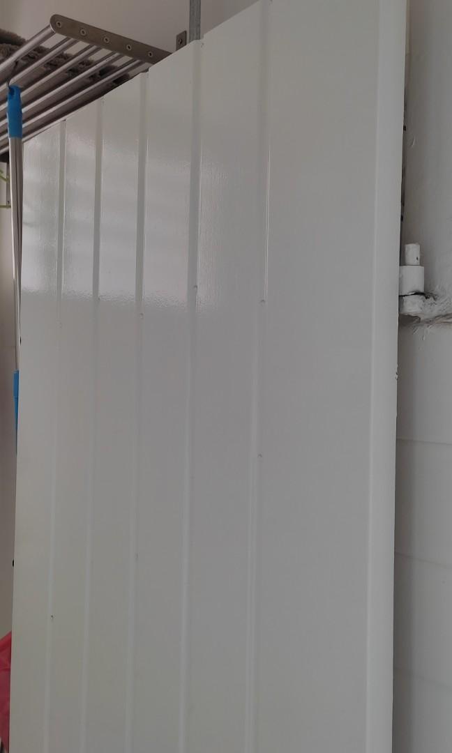 Old fashion Zinc toilet door, Furniture & Home Living, Bathroom