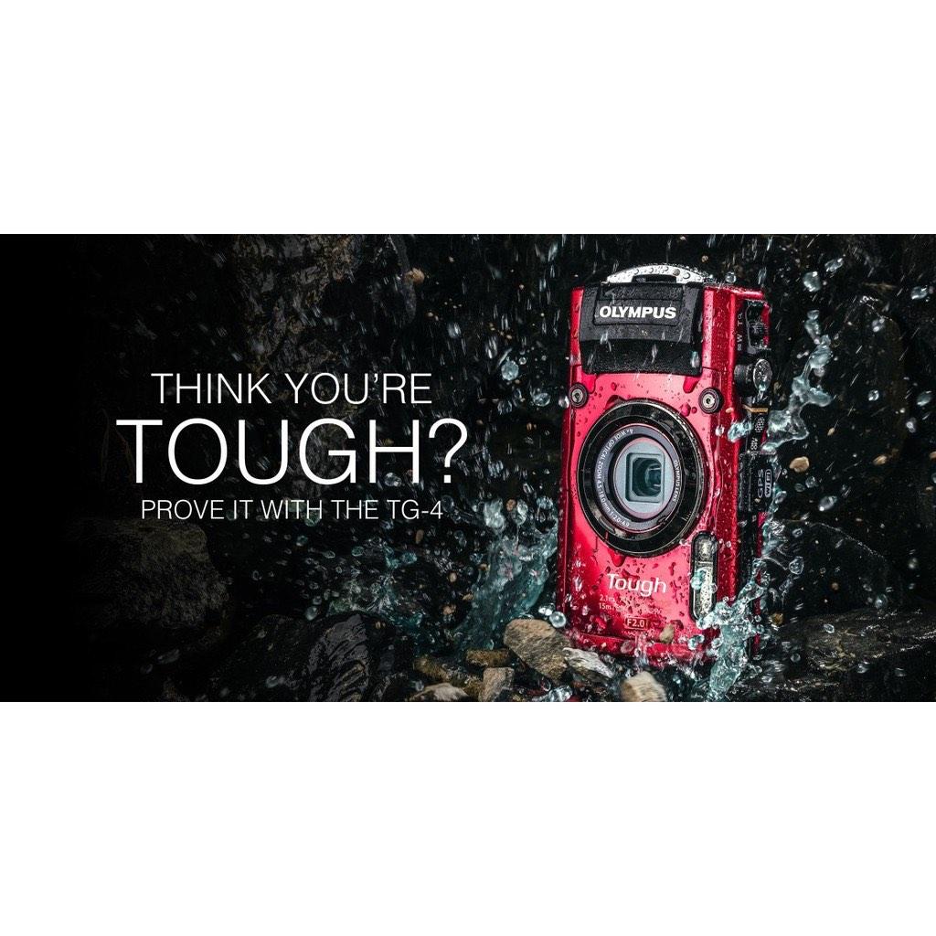 Olympus Tough Stylus TG4 Underwater Camera, Photography, Cameras on Carousell