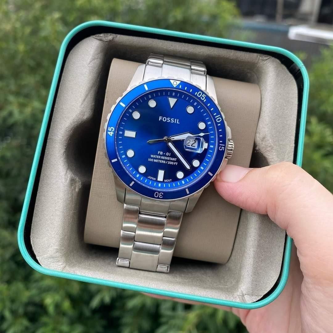Original Fossil FB-01 Blue Dial Watch, Men's Fashion, Watches &  Accessories, Watches on Carousell