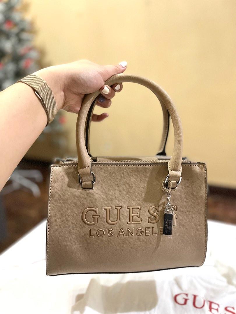 Guess Los Angeles Rodney Crossbody Bag Light Rose Guess Logo New With Tag