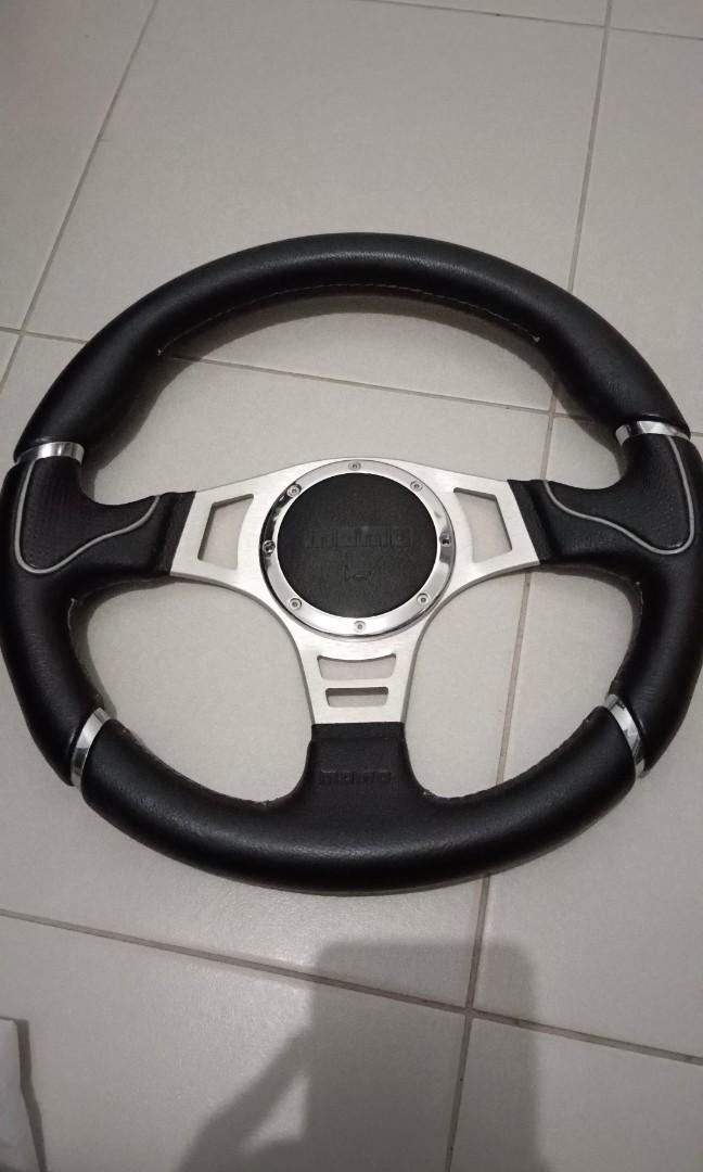 Original Momo steering wheel, Car Accessories, Accessories on Carousell